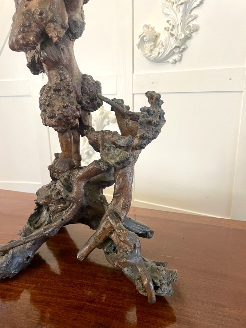 Antique 19th Century Chinese Root Carving - Image 9